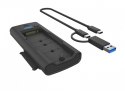 Stacja dokująca IB-180MS-C31 SSD Docking 1x 2,5"/3,5" & 1x M.2 PCIe NVMena USB 3.2 Gen 2 10 Gbit/s IcyBox
