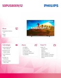 Telewizor LED 50 cali 50PUS8009/12 Philips