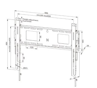 Uchwyt do monitora WL30-750BL16 Neomounts