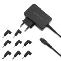 Uniwersalny zasilacz do laptopa 30W | 8 wtyczek Qoltec