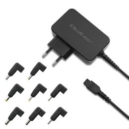 Uniwersalny zasilacz do laptopa 30W | 8 wtyczek Qoltec
