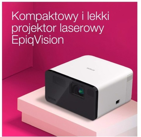 Projektor mini laser EF-21W FHD/1000L/5m:1/2.3kg biały