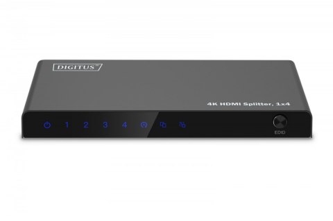Rozdzielacz/Splitter HDMI 1x4, 4K/60Hz UHD z HDR, 18 Gbps, HDCP 2.2, EDID