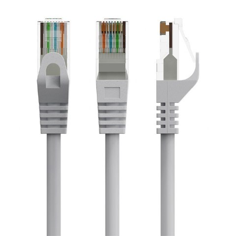 Patch cord kat.6 miedź UTP 5m szary Gembird