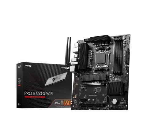 Płyta główna PRO B650-S WIFI AM5 4DDR5 HDMI/DP ATX MSI