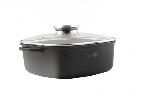 Garnek niski 28 cm z pokrywką Tivano Berretti Garnek niski 28 cm z pokrywką Tivano Berretti
