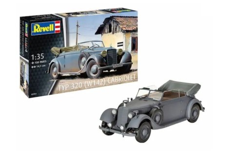 Model plastikowy Pojazd Typ 320 w142 Cabriolet 1/35 Revell Model plastikowy Pojazd Typ 320 w142 Cabriolet 1/35 Revell