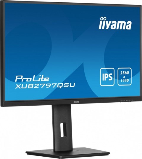 Monitor 27 cali XUB2797QSN-B2 IPS,QHD,USB-c Dock,HDMI /5y/ IIYAMA