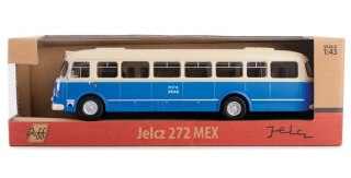 Pojazd PRL Jelcz 272 MEX niebieski Daffi