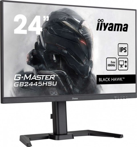 Monitor 23,8 cala GB2445HSU-B2 IPS,FHD,100Hz,1ms,2xUSB,300cd IIYAMA