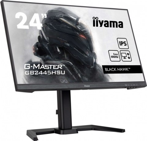 Monitor 23,8 cala GB2445HSU-B2 IPS,FHD,100Hz,1ms,2xUSB,300cd IIYAMA