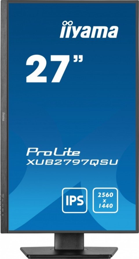 Monitor 27 cali XUB2797QSU-B2 IPS,HDMI,DP,100Hz,QHD,300cd /5y/ IIYAMA