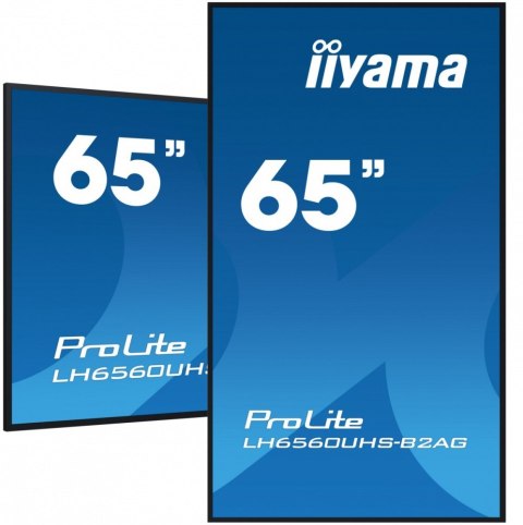 Monitor wielkoformatowy 65 cali LH6560UHS-B2A 24/7,500cd,4K,VA,Wifi IIYAMA