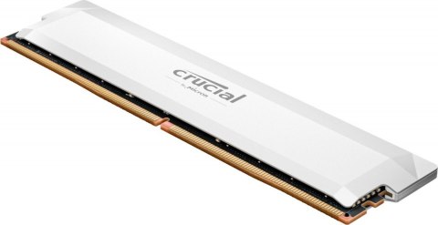 Pamięć DDR5 Pro OC 16/6400(1*16GB) CL38 biała Crucial Pamięć DDR5 Pro OC 16/6400(1*16GB) CL38 biała Crucial