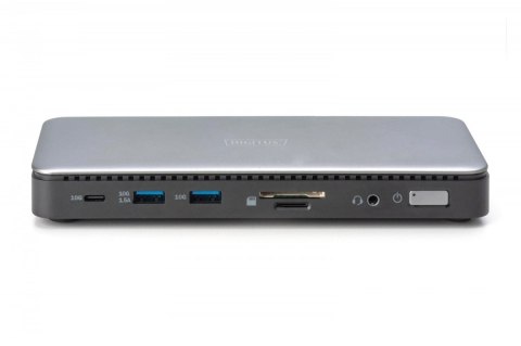 Stacja dokująca USB-C 11 portowa, max. 4K/60Hz z HDR, HDMI, DP, max. 3 monitory (MST), USB-C 3.2 Gen2, Gigabit Ethernet, SD/Micr Digitus