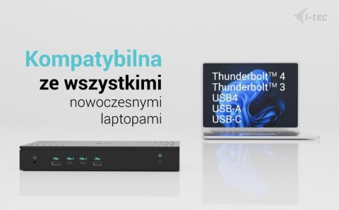 Stacja dokująca Universal 5x 4K/60Hz Display Power Delivery 100W I-tec Stacja dokująca Universal 5x 4K/60Hz Display Power Delivery 100W I-tec