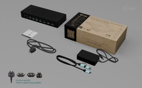 Stacja dokująca Universal 5x 4K/60Hz Display Power Delivery 100W I-tec Stacja dokująca Universal 5x 4K/60Hz Display Power Delivery 100W I-tec