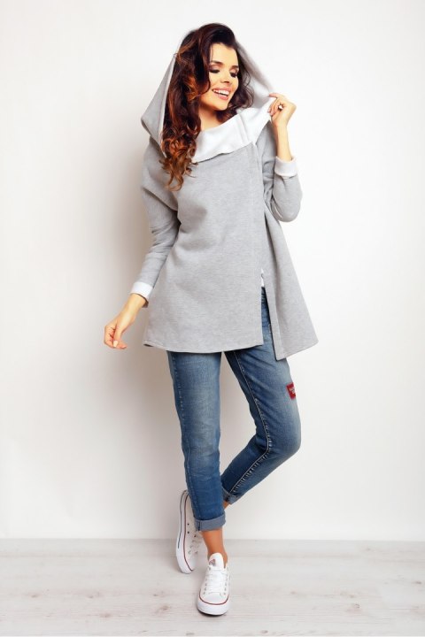 Bluza Damska Model M096 Grey - Infinite You Bluza Damska Model M096 Grey - Infinite You