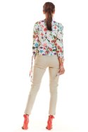 Bluzka Model M191 Flowers Ecru - Infinite You