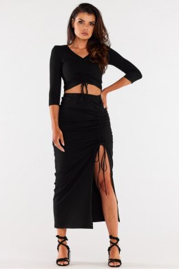 Spódnica Model M305 Black - Infinite You Hurtownia odzieży on-line, moda damska, bielizna i obuwie dla kobiet - Matterhorn.pl