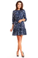 Sukienka Model M178 Flowers Navy 2 - Infinite You