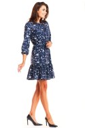 Sukienka Model M178 Flowers Navy 2 - Infinite You