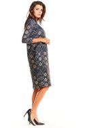 Sukienka Model M189 Navy/Yellow Romby - Infinite You