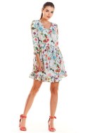Sukienka Model M195 Flowers Ecru - Infinite You