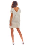 Sukienka Model M210 Paski Beige - Infinite You