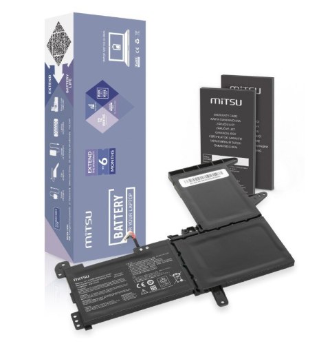 Bateria B31N1637 do Asus VivoBook S15 S510 F510 3600 mAh (41 Wh) 11.4V Mitsu