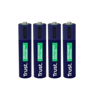 Baterie 4P AAA USB-C Trust
