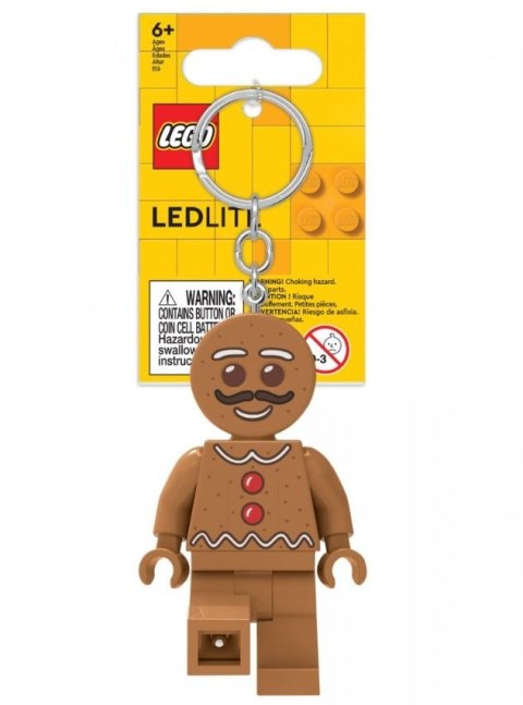 Brelok do kluczy z latarką Piernikowy ludek LEGO