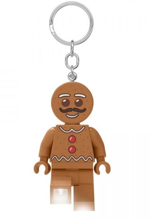 Brelok do kluczy z latarką Piernikowy ludek LEGO