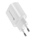 Ładowarka sieciowa 1X USB 18W QC3.0 Biała EverActive