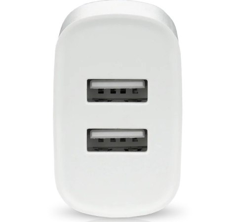 Ładowarka sieciowa 2X USB 2,4A 12W Biała EverActive Ładowarka sieciowa 2X USB 2,4A 12W Biała EverActive