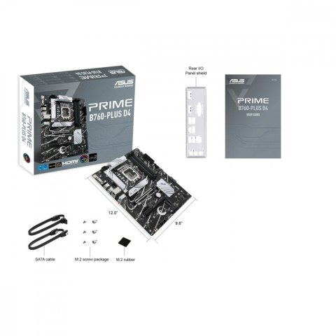 Płyta główna PRIME B760-PLUS D4 s1700 4DDR4 ATX Asus Płyta główna PRIME B760-PLUS D4 s1700 4DDR4 ATX Asus