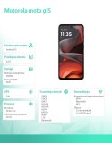Smartfon moto g15 8/256GB Gravity Grey Motorola
