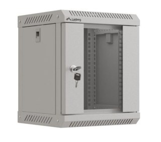 Szafa instalacyjna rack wisząca 10 cali 6U 300x300 szara Lanberg
