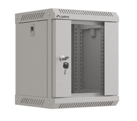 Szafa instalacyjna rack wisząca 10 cali 6U 300x300 szara Lanberg