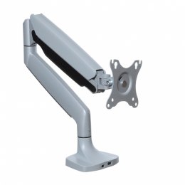 Uchwyt biurkowy gazowy do 1 monitora LED/LCD 17-45 cali L-35HD 1-15KG 1xUSB-A 1xUSB-C 3.0 HEAVY DUTY ART