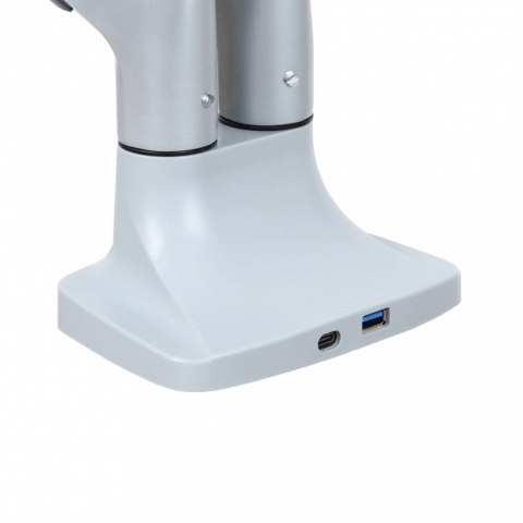 Uchwyt biurkowy gazowy do 2 monitorów LED/LCD 17-35" L-36HD 1-15KG 1xUSB-A 1xUSB-C 3.0 Heavy Duty ART Uchwyt biurkowy gazowy do 2 monitorów LED/LCD 17-35" L-36HD 1-15KG 1xUSB-A 1xUSB-C 3.0 Heavy Duty ART