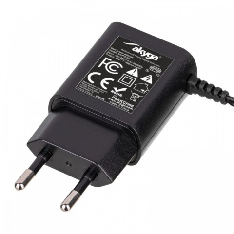 Zasilacz Impulsowy AK-PD-05 15V / 360 mA 5.4W wtyczka Philips AKYGA Zasilacz Impulsowy AK-PD-05 15V / 360 mA 5.4W wtyczka Philips AKYGA