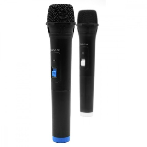 Zestaw mikrofonów do KARAOKE VocalDuo 2,4G 30 metrów zasięgu SQUEAK Zestaw mikrofonów do KARAOKE VocalDuo 2,4G 30 metrów zasięgu SQUEAK