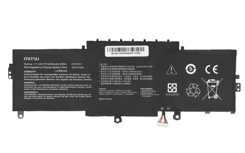 Bateria C31N1811 do Asus ZenBook 14 UX433 UX433F UX433FA UX433FN UX433FL 3400 mAh (39 Wh) 11.55V Mitsu