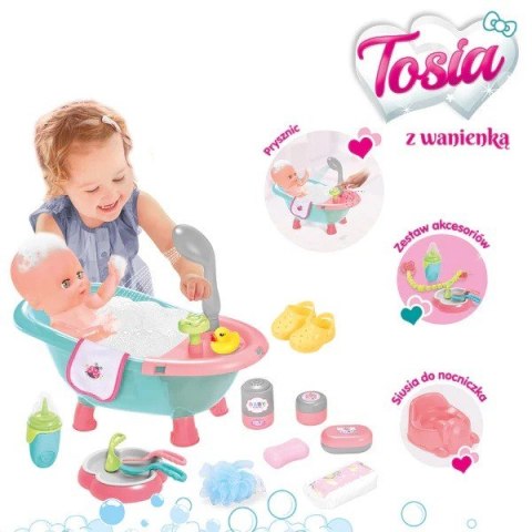 Lalka Tosia z wanienką ASKATO