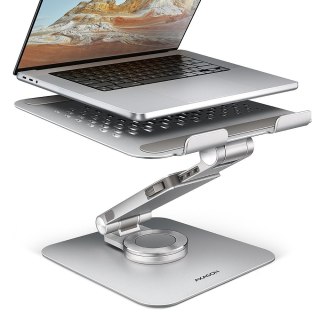 STND-LR Podstawa do laptopów aluminiowa 10-17,3" regulowane kąty nachylenia, obrót o 360 stopni