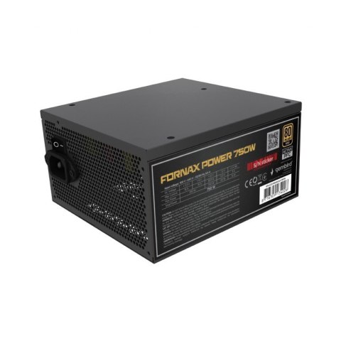 Zasilacz ATX o mocy 750W aktywne PFC 12 cm fan 80+Gold Gembird