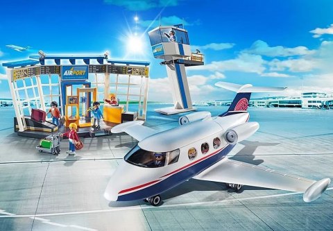 Zestaw z figurkami City Action 71153 Lotnisko z samolotem Playmobil