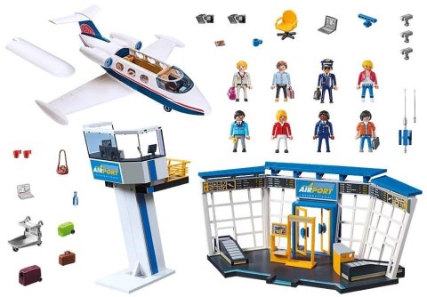 Zestaw z figurkami City Action 71153 Lotnisko z samolotem Playmobil