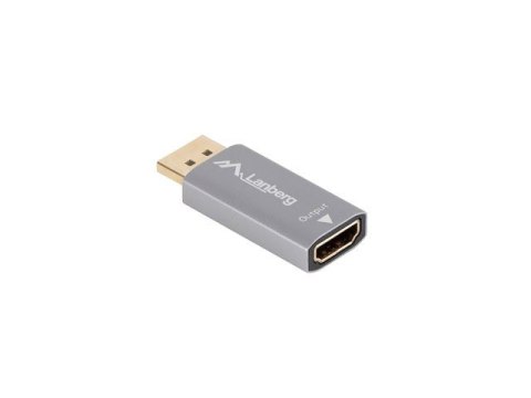Adapter Displayport(M)- HDMI(F)4K srebrny Lanberg